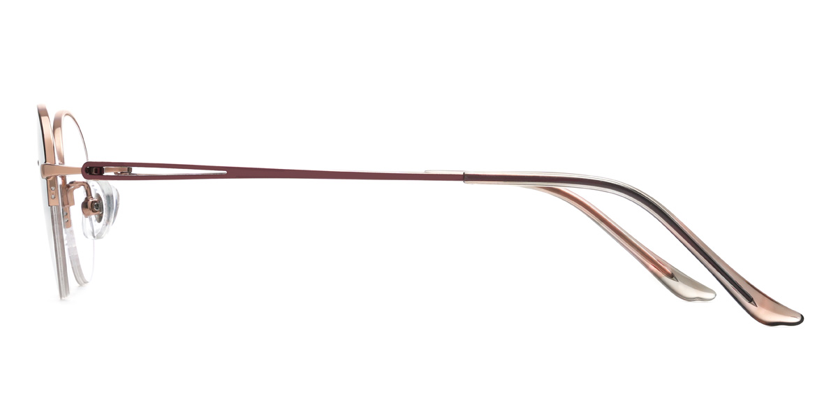 Brown Khamari Glasses - Oval Glasses