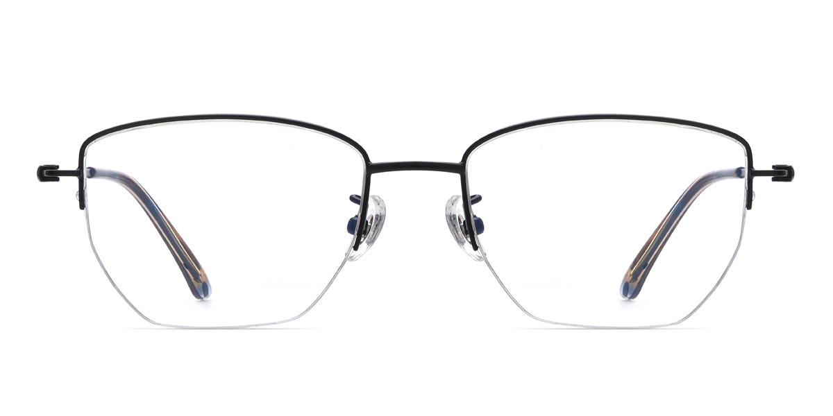 Black Judson - Rectangle Glasses