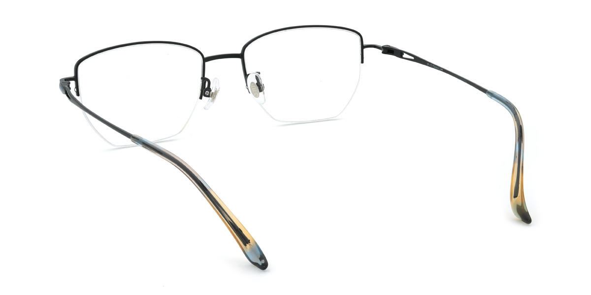 Black Judson Glasses - Rectangle Glasses