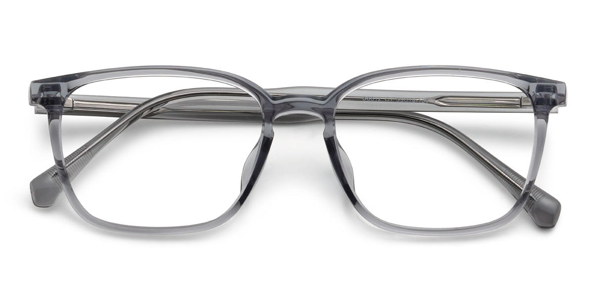 Grey Makari Glasses - Rectangle Glasses