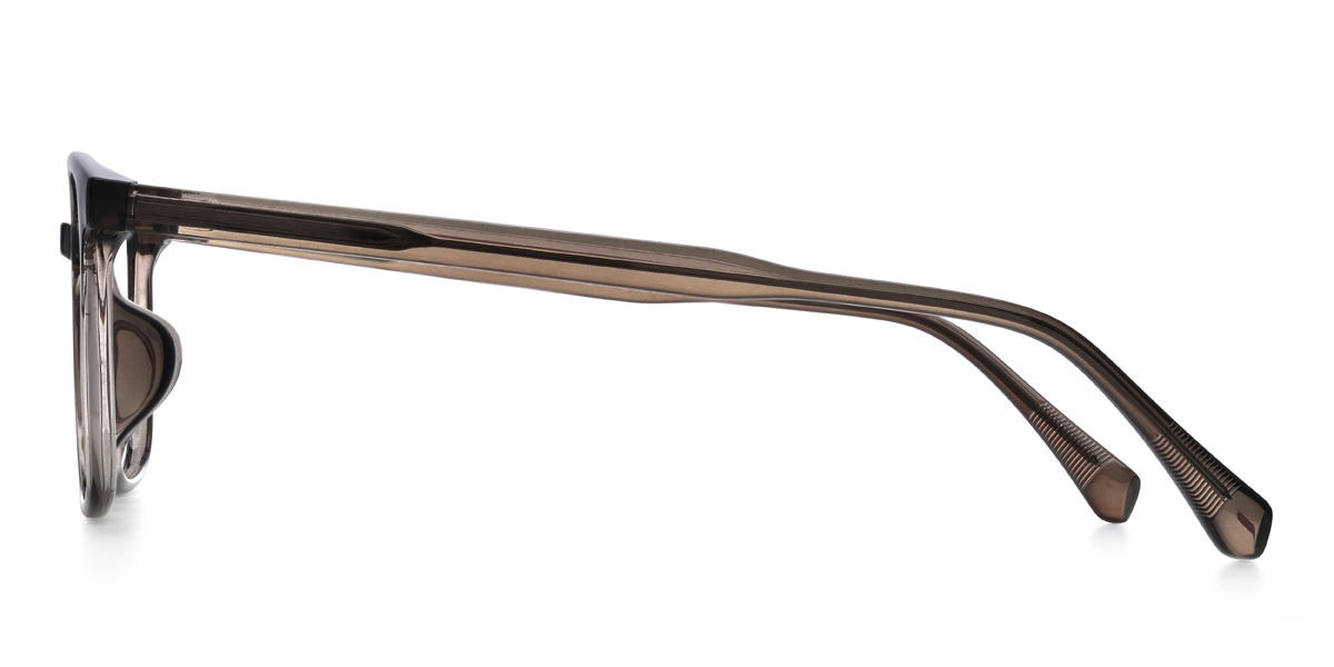 Brown Makari Glasses - Rectangle Glasses