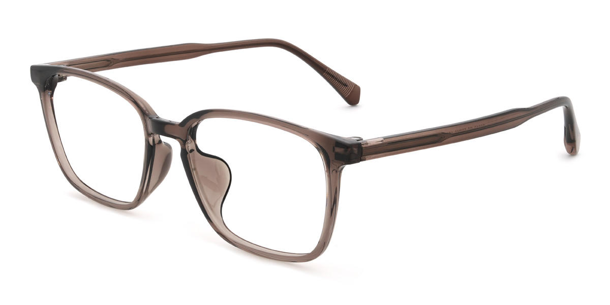 Brown Makari Glasses - Rectangle Glasses