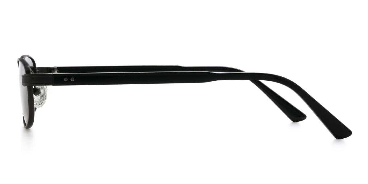 Negro Gris Raylee Gafas - Rectangle Sunglasses