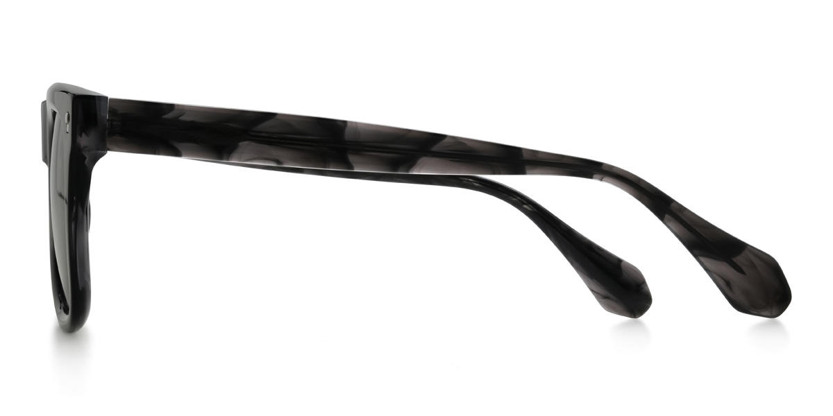 Fekete teknősbéka szürke Matheo Szemüveg - Square Sunglasses