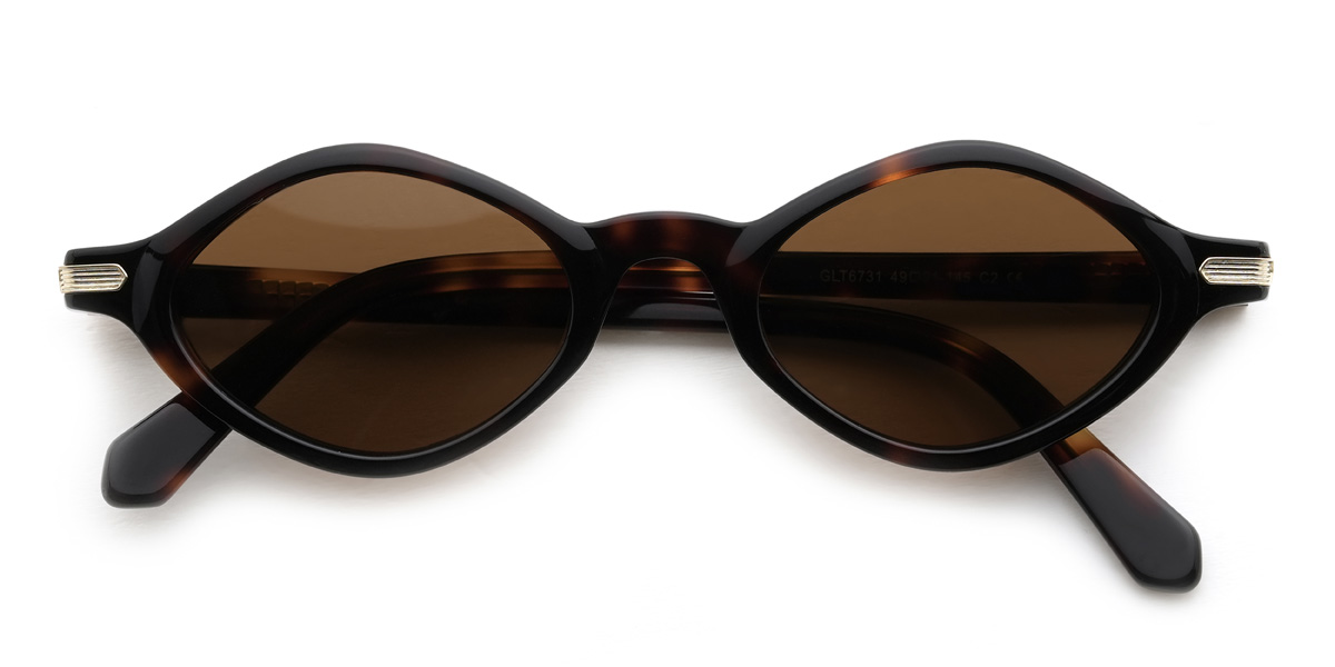 Carey Marrón Paloma Gafas - Cat Eye Sunglasses