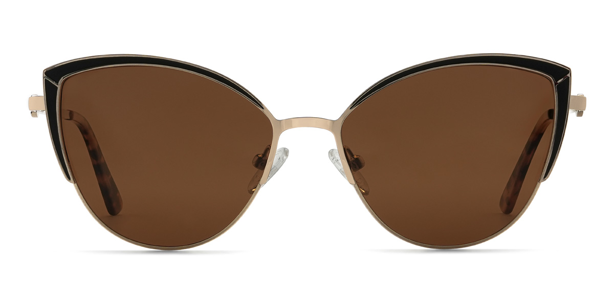 Gold Braun Anaisha - Cat Eye Sunglasses