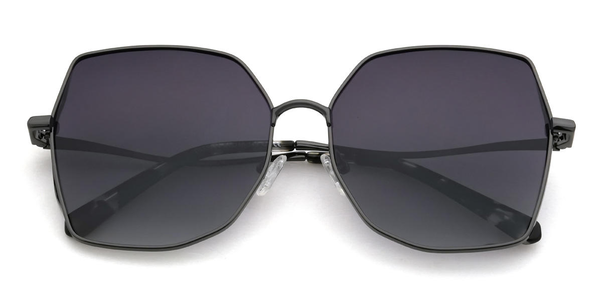 Pistolet Violet graduel Nairobi Lunettes - Square Sunglasses