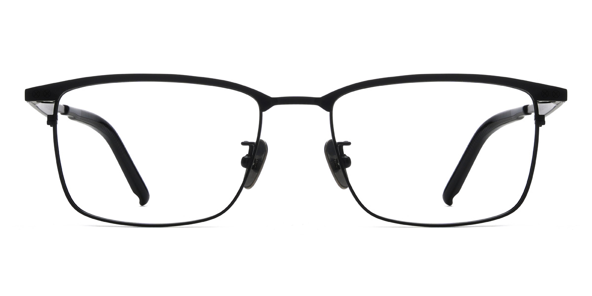 Black Xolani - Rectangle Glasses