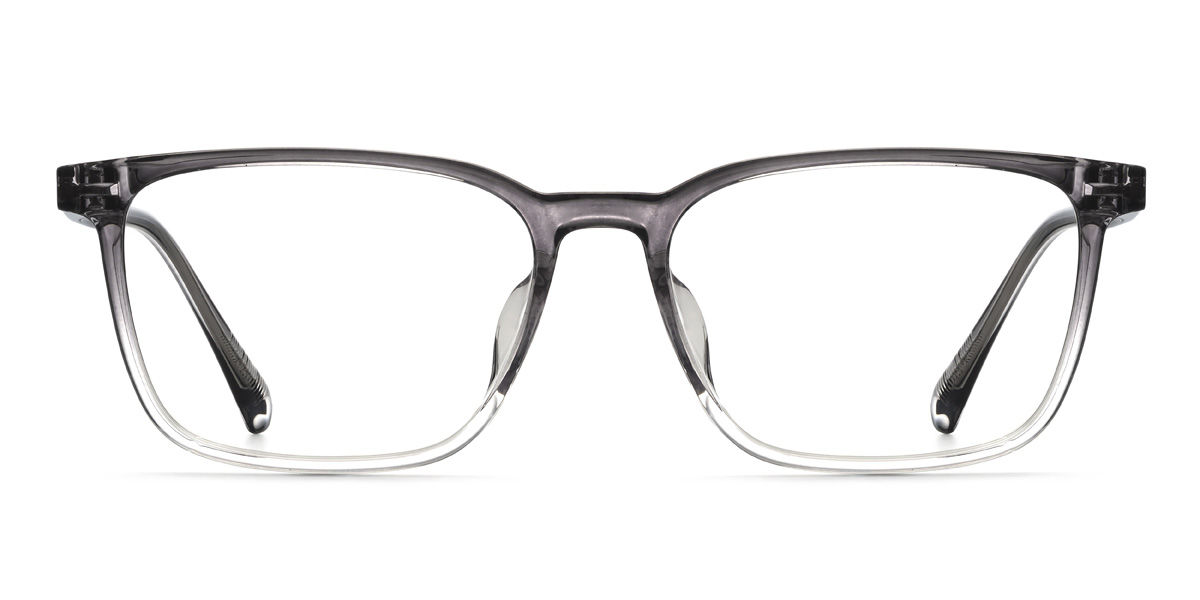 Gradient Grey Nazir - Rectangle Glasses