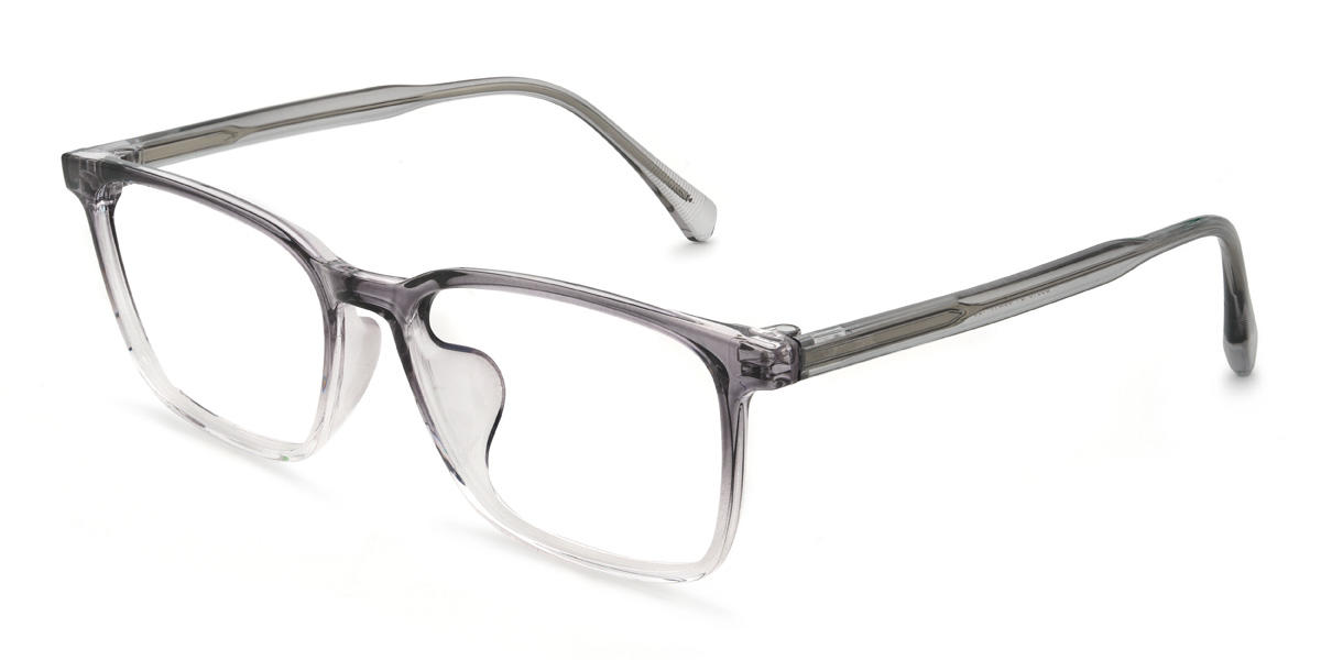Gradient Grey Nazir Glasses - Rectangle Glasses
