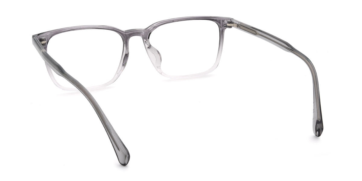 Gradient Grey Nazir Glasses - Rectangle Glasses