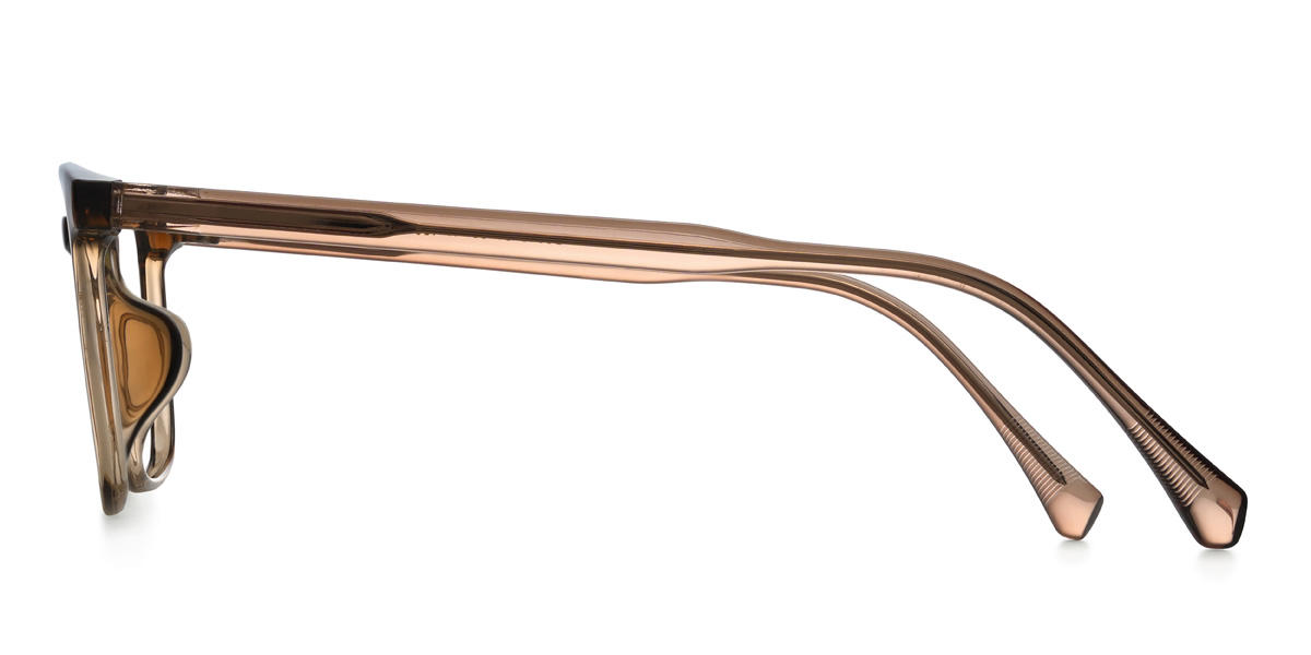 Brown Nazir Glasses - Rectangle Glasses