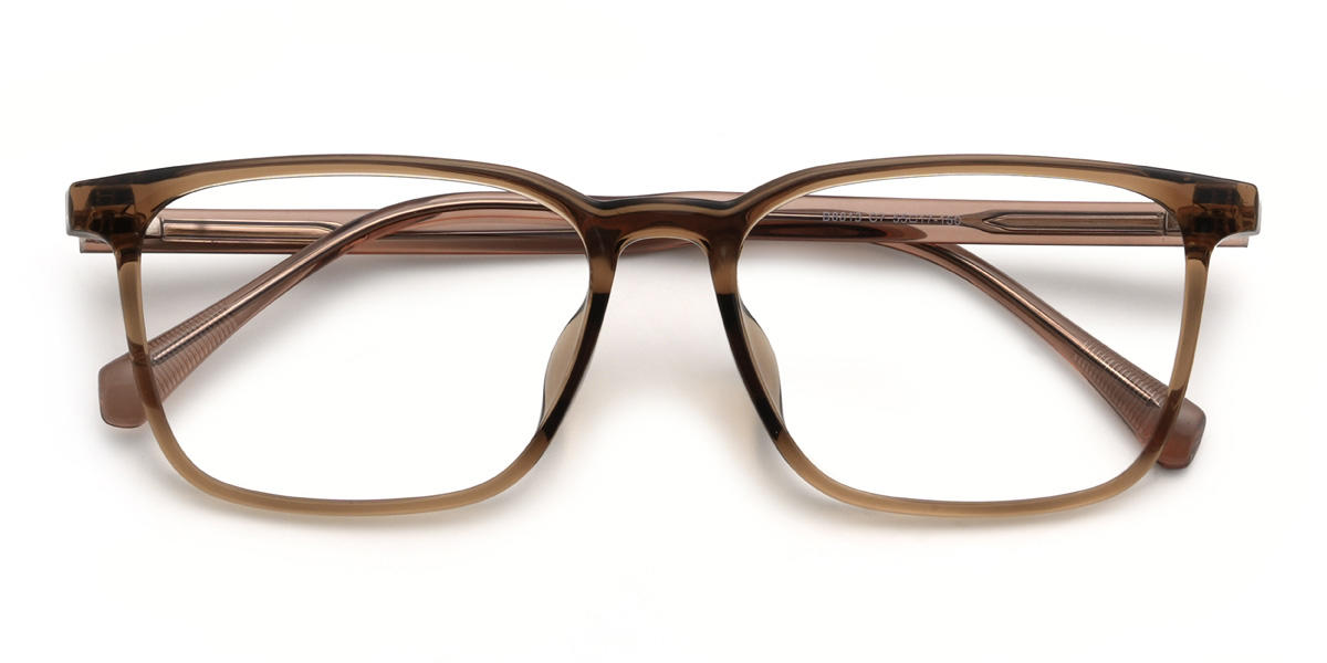 Brown Nazir Glasses - Rectangle Glasses