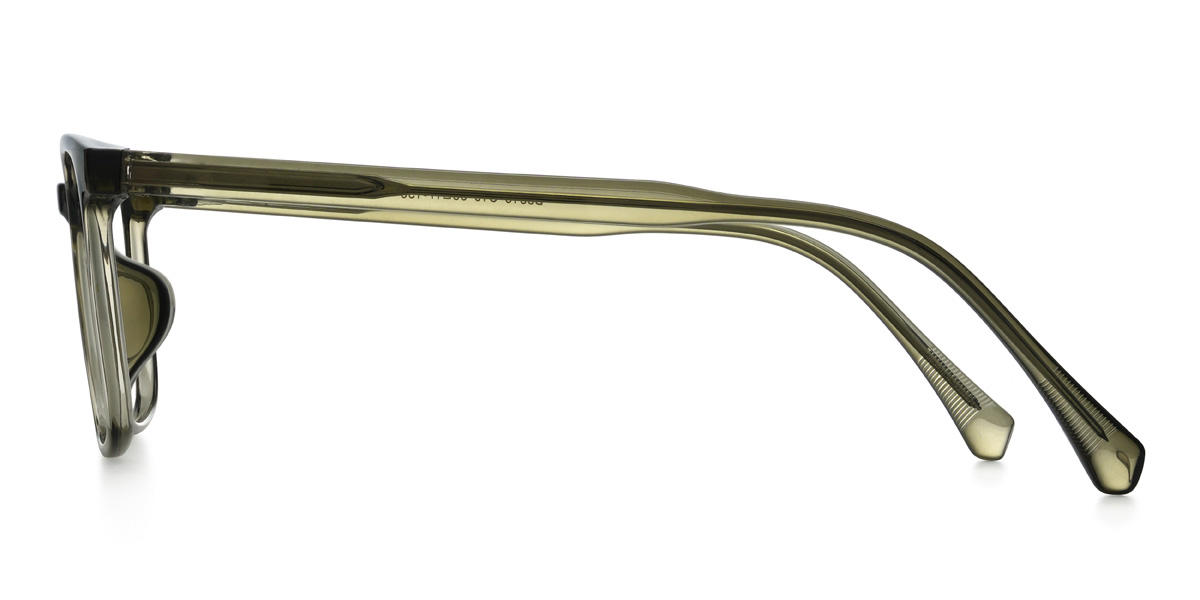 Olive Green Nazir Glasses - Rectangle Glasses