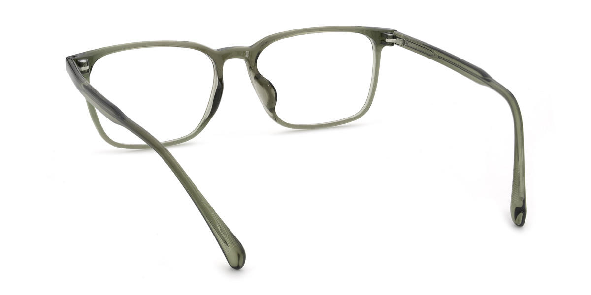 Olive Green Nazir Glasses - Rectangle Glasses