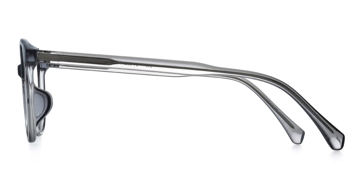 Grey Lailani Glasses - Oval Glasses
