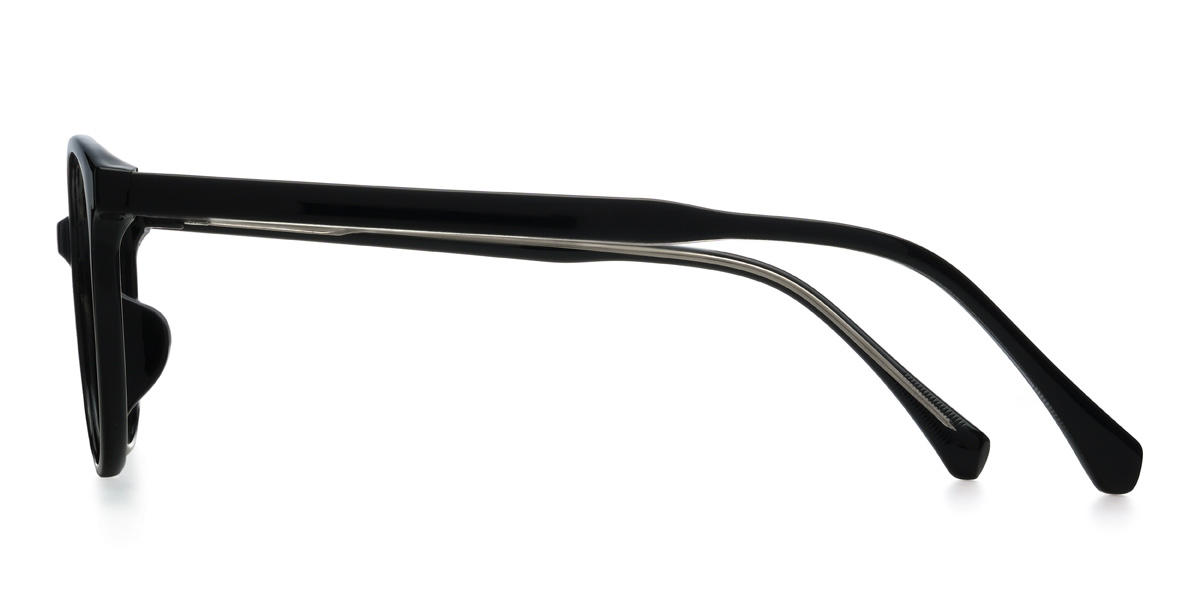 Black Lailani Glasses - Oval Glasses