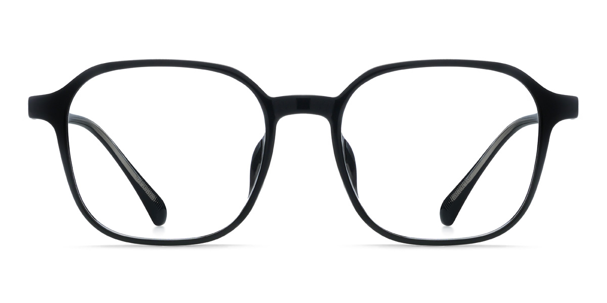 Black Hakeem - Rectangle Glasses