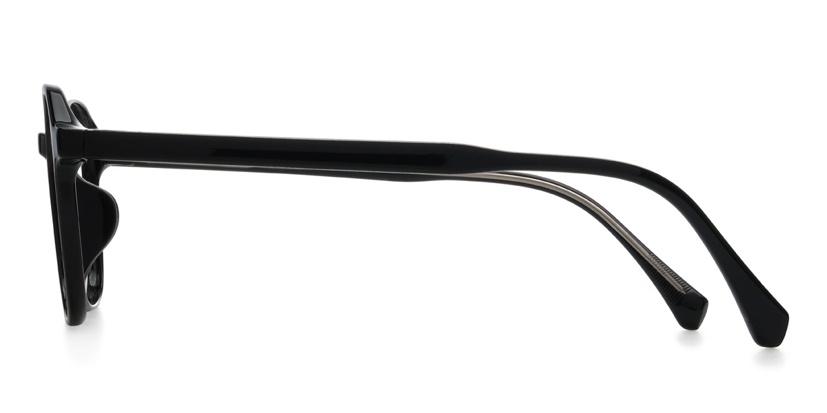 Black Hakeem Glasses - Rectangle Glasses