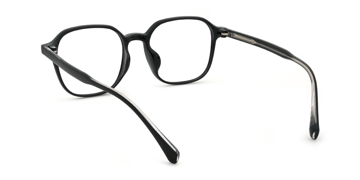 Black Hakeem Glasses - Rectangle Glasses