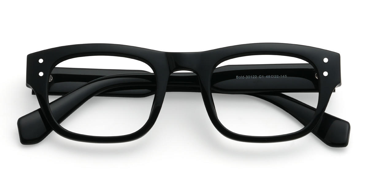 Black Elowen Glasses - Rectangle Glasses