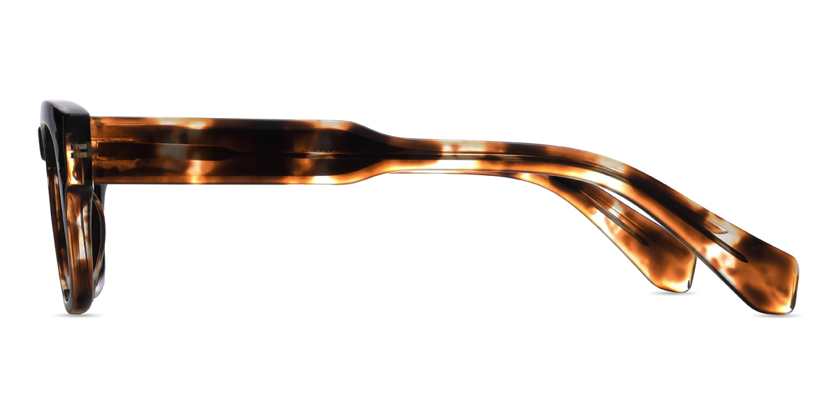 Tortoiseshell Elowen Glasses - Rectangle Glasses
