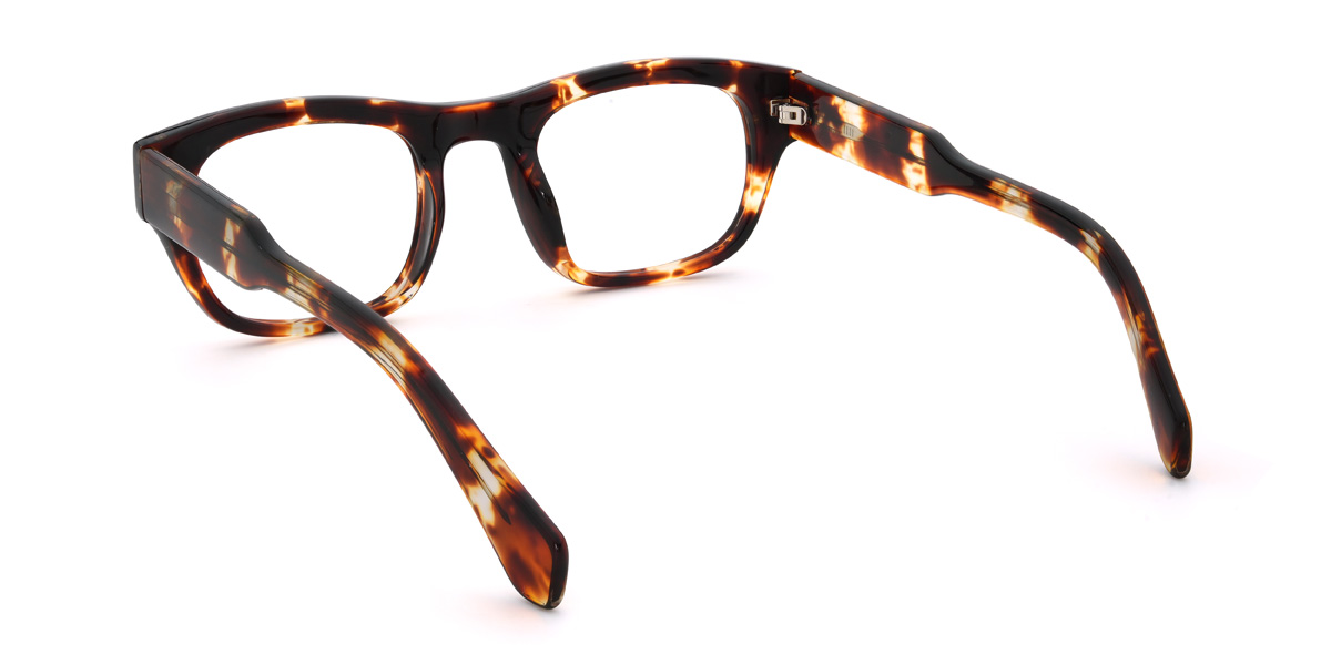 Tortoiseshell Elowen Glasses - Rectangle Glasses