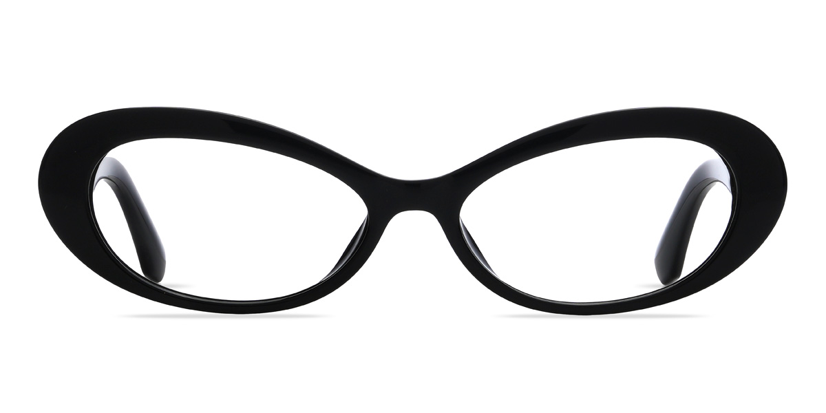 Black Katerina - Cat Eye Glasses