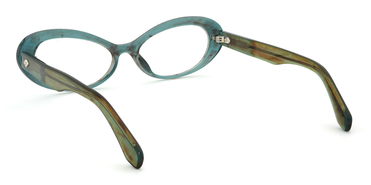 Mint Blue Katerina Glasses - Cat Eye Glasses