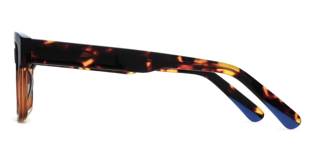 Orange Tortoiseshell Loyalty Glasses - Rectangle Glasses