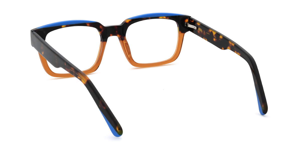 Orange Tortoiseshell Loyalty Glasses - Rectangle Glasses