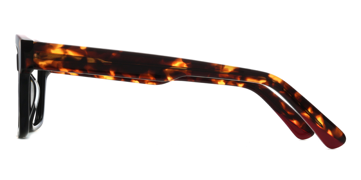 Black Tortoiseshell Loyalty Glasses - Rectangle Glasses