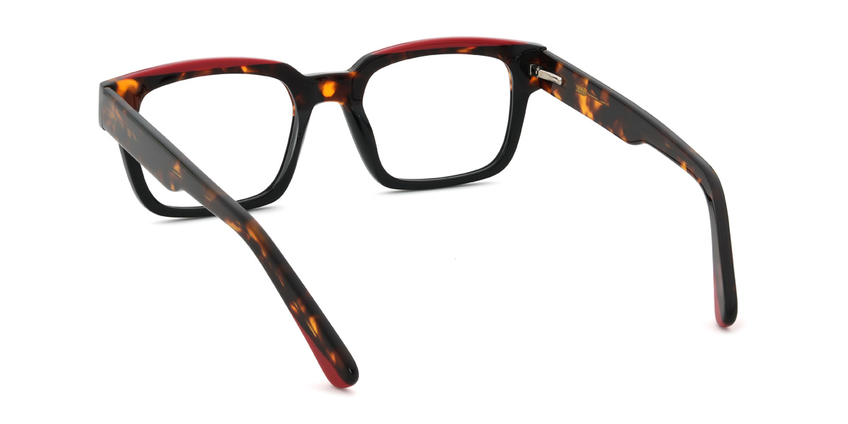 Black Tortoiseshell Loyalty Glasses - Rectangle Glasses