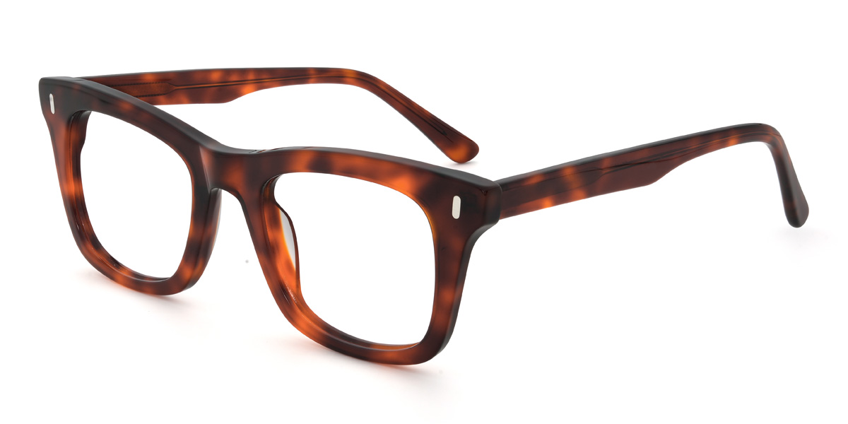 Tortoiseshell Dalilah Glasses - Rectangle Glasses