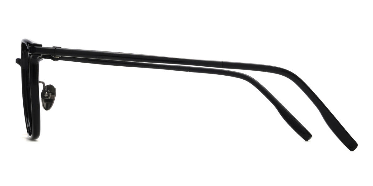 Black Jasiel Glasses - Rectangle Glasses