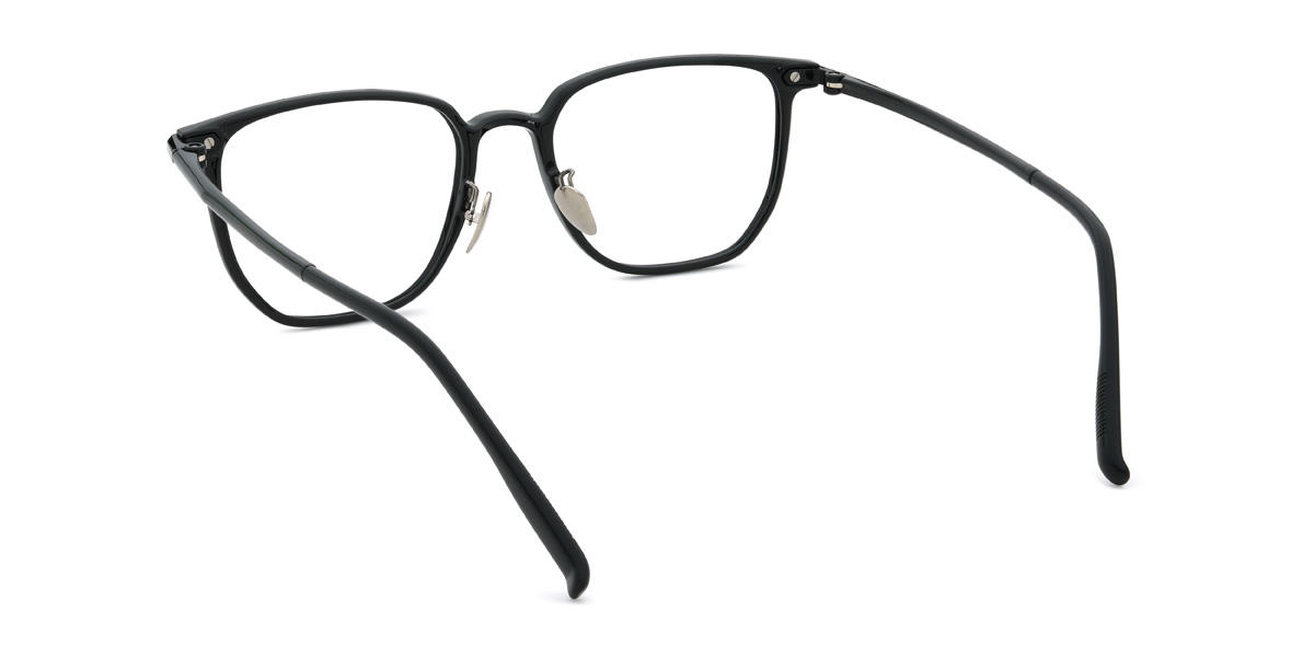 Black Jasiel Glasses - Rectangle Glasses