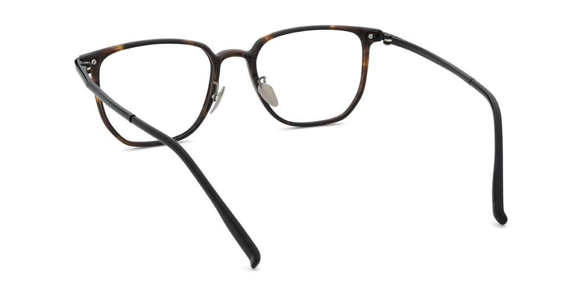 Tortoiseshell Jasiel Glasses - Rectangle Glasses