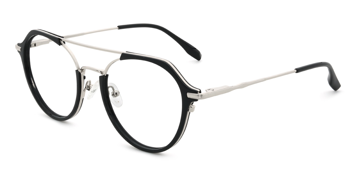 Black Jupiter Glasses - Aviator Glasses