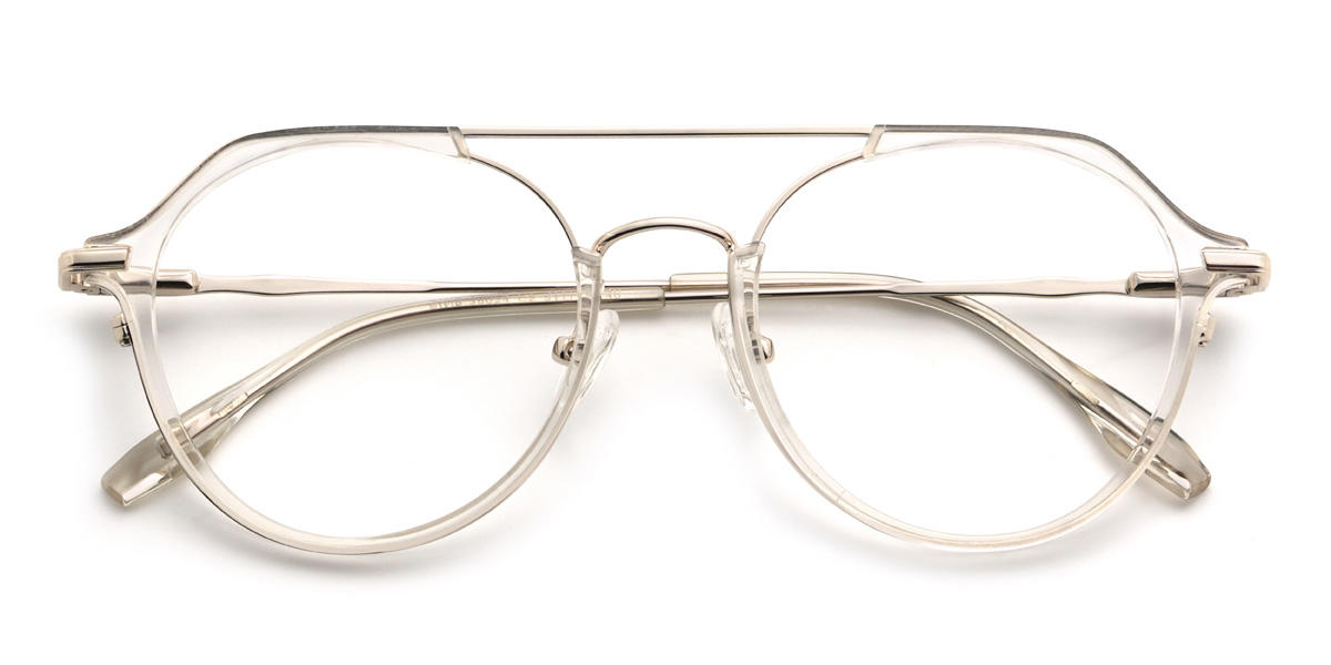 Clear Jupiter Glasses - Aviator Glasses