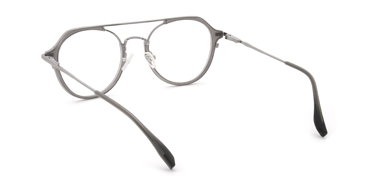 Grey Jupiter Glasses - Aviator Glasses
