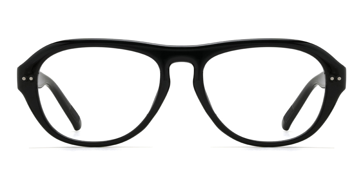 Black Kamdyn - Oval Glasses