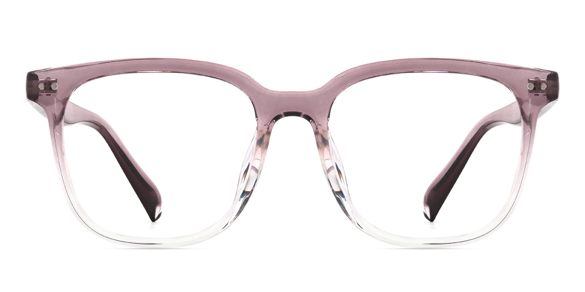 Gradient Purple Waylen - Square Glasses