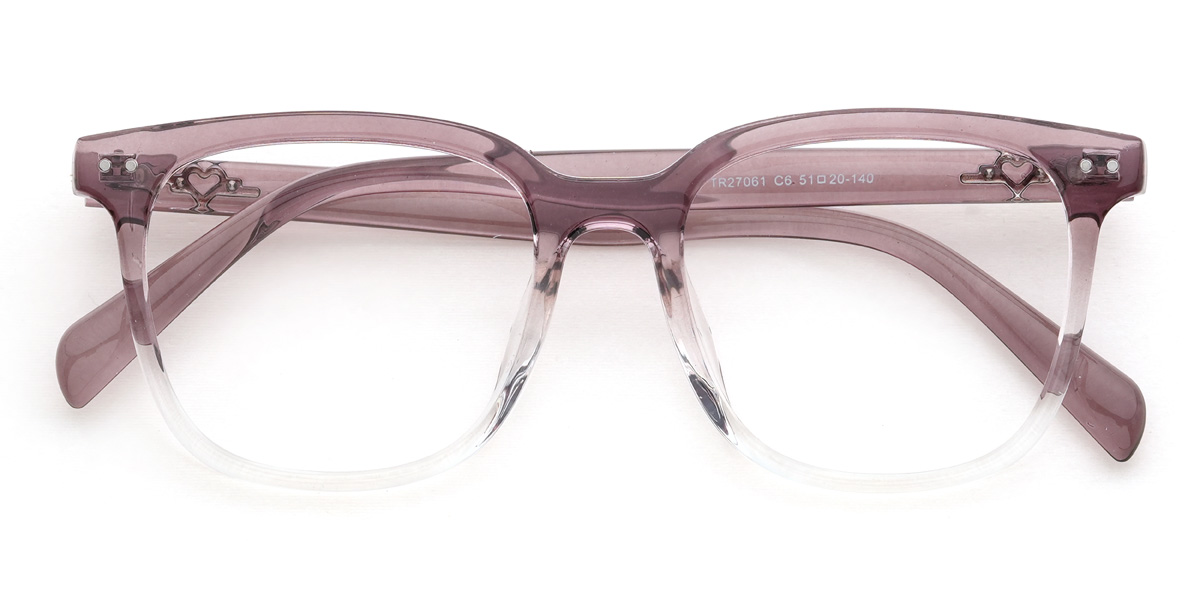 Gradient Purple Waylen Glasses - Square Glasses