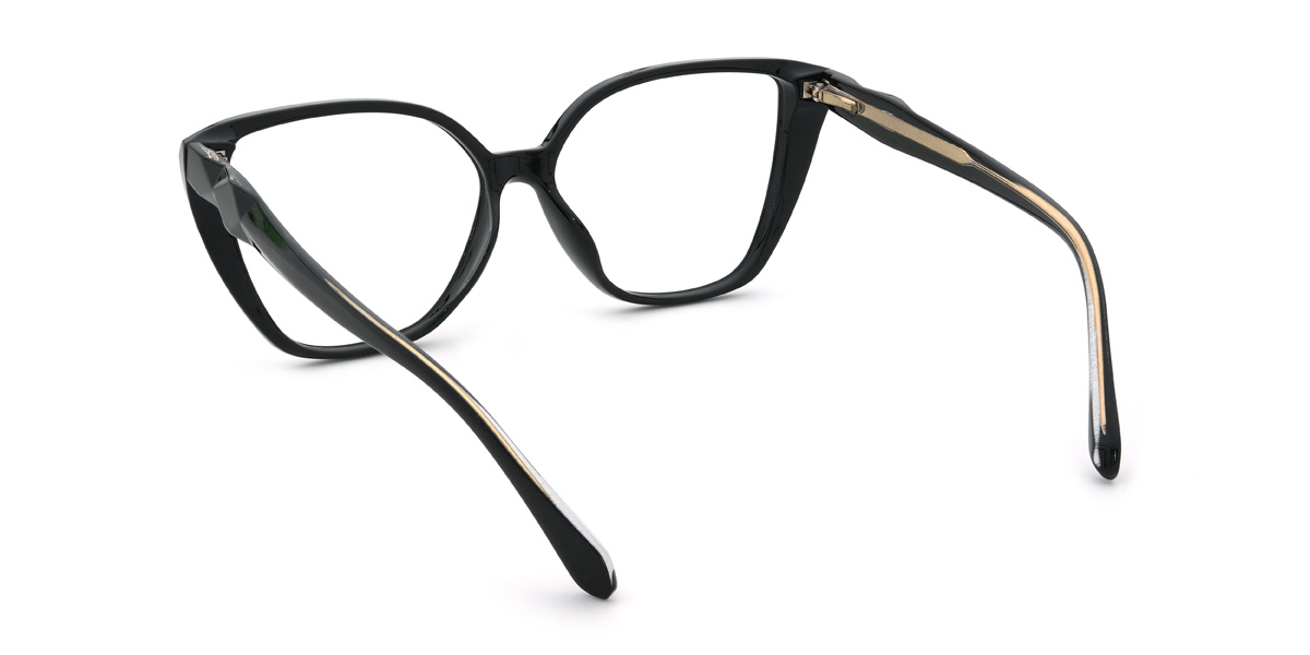 Black Eliyanah Glasses - Square Glasses