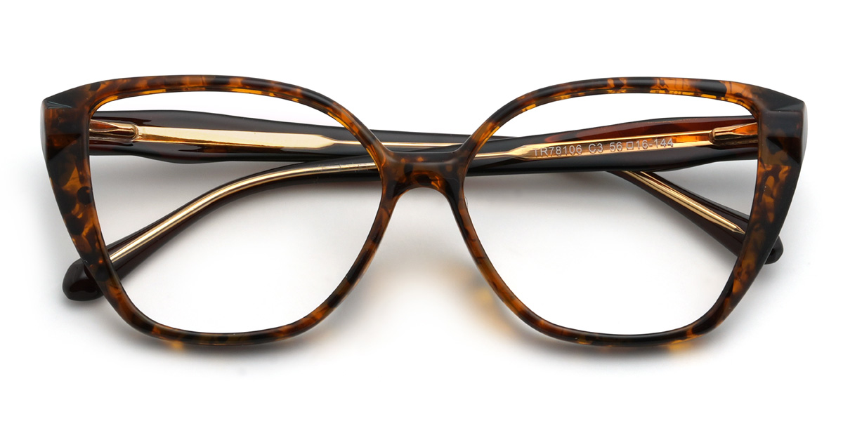 Tortoiseshell Eliyanah Glasses - Square Glasses