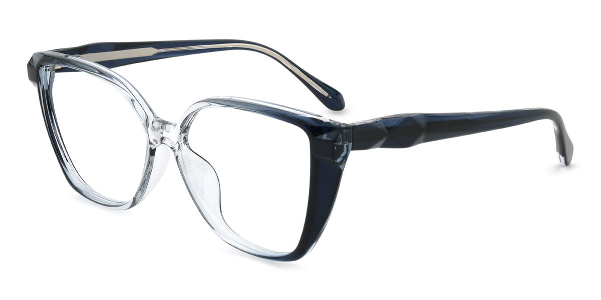 Gradient Blue Eliyanah Glasses - Square Glasses
