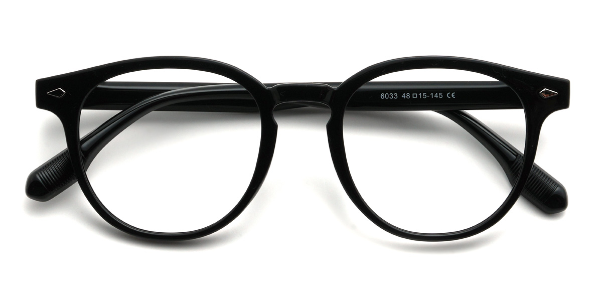 Fekete Jersey Szemüveg - Round Glasses