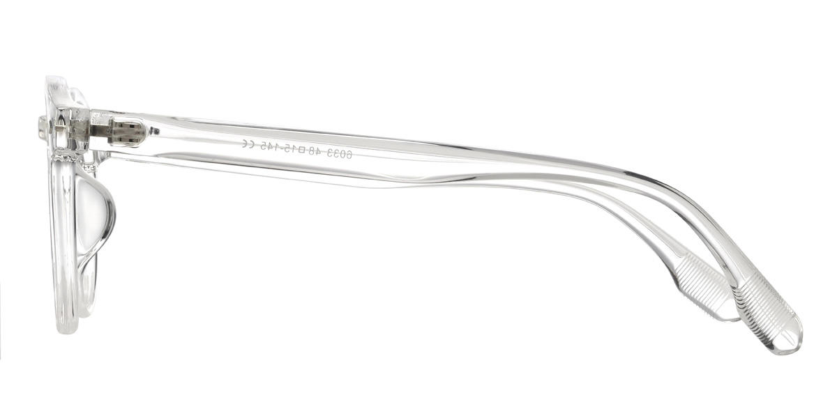 Clear Jersey Glasses - Round Glasses