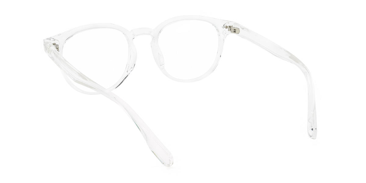 Clear Jersey Glasses - Round Glasses