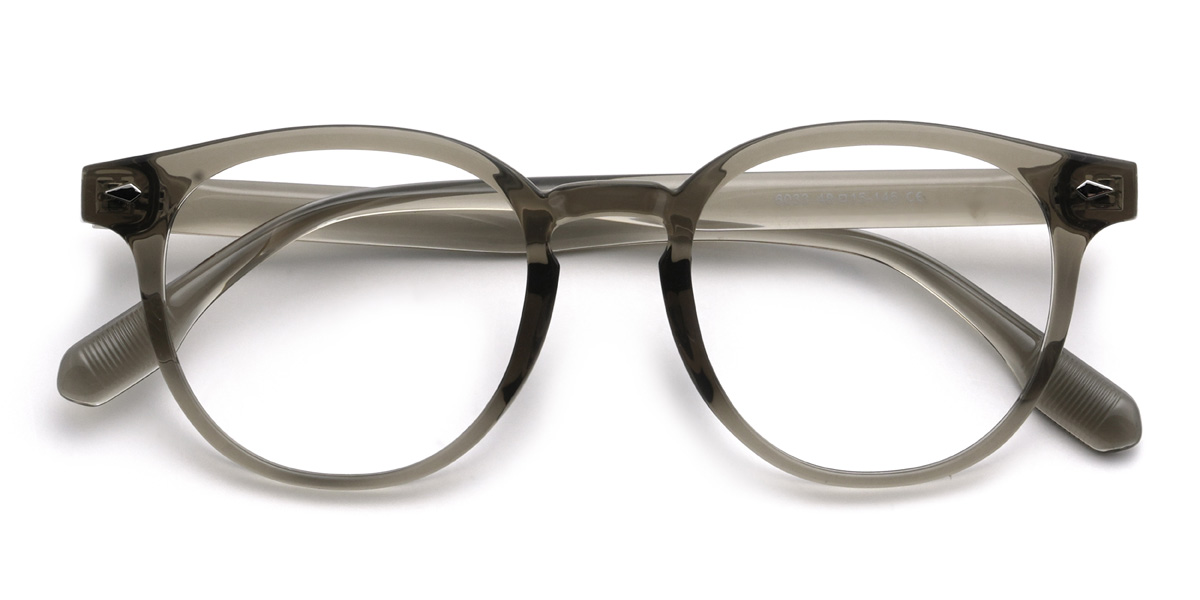 Grey Jersey Glasses - Round Glasses